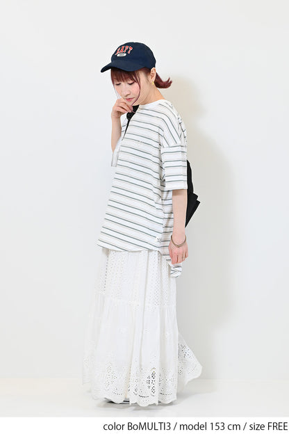 ≪SALE≫USAcotton Round Hem Tunic