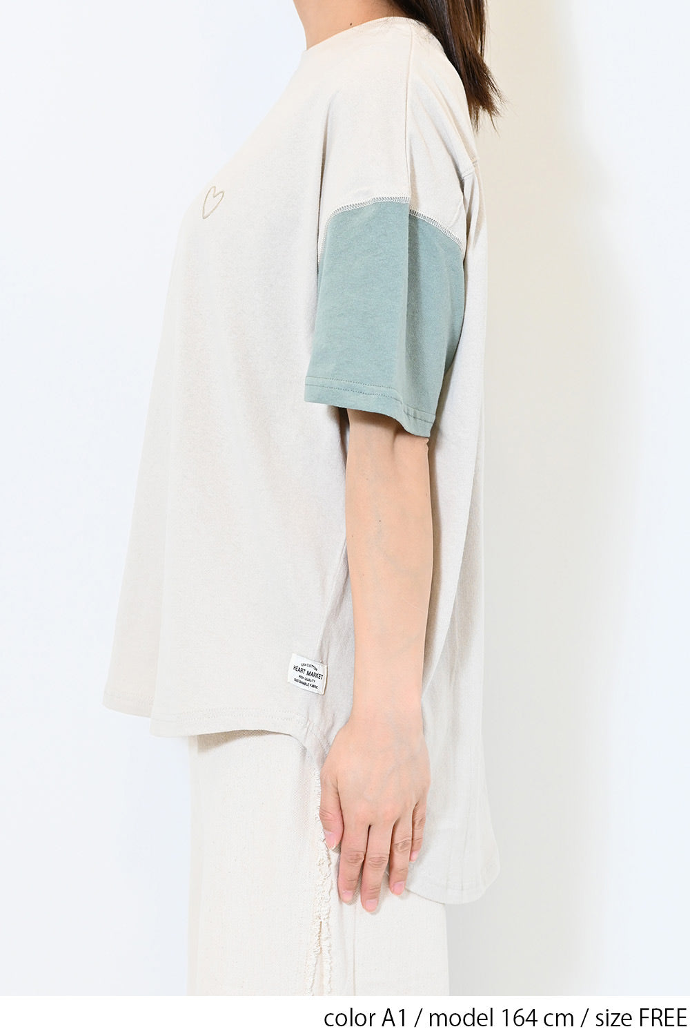 ≪SALE≫USAcotton Round Hem Tunic
