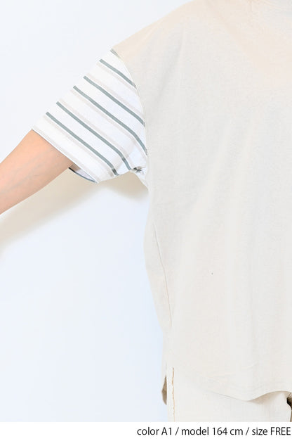 ≪SALE≫USAcotton Round Hem Tunic