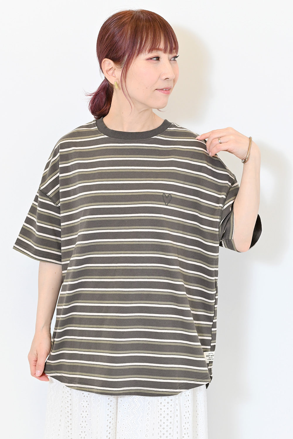 ≪SALE≫USAcotton Round Hem Tunic