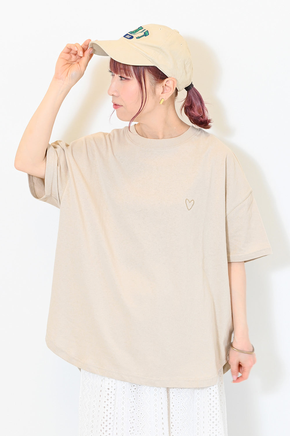 ≪SALE≫USAcotton Round Hem Tunic