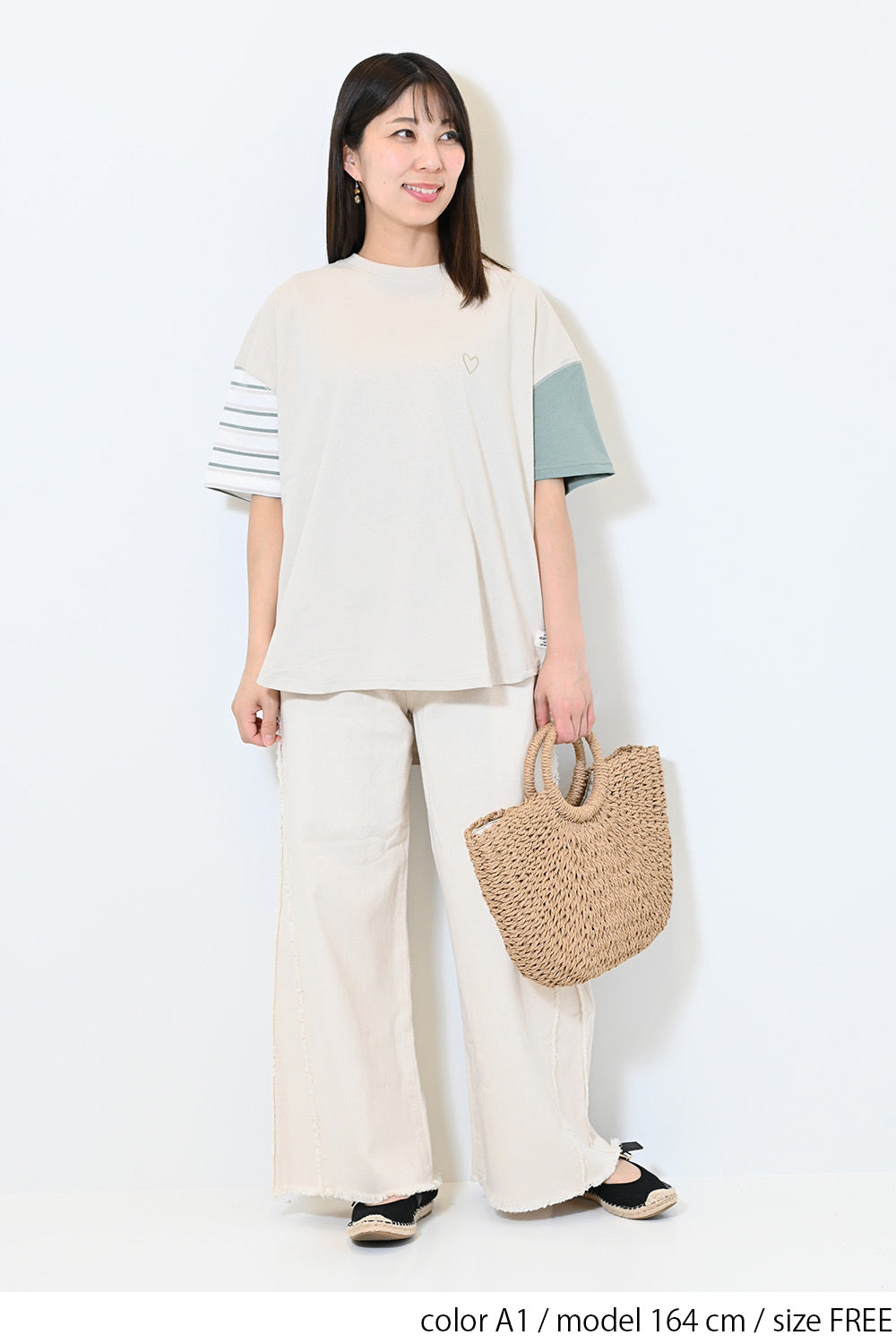 ≪SALE≫USAcotton Round Hem Tunic