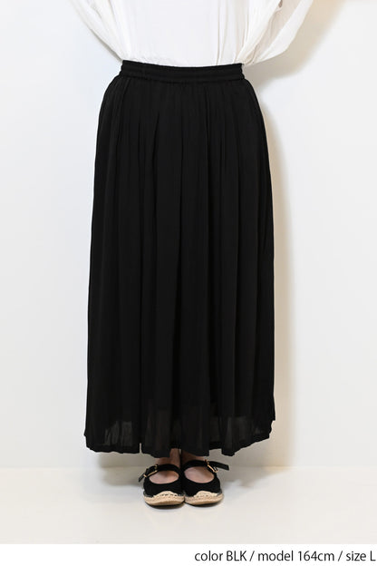 レーヨンクレープロングスカート