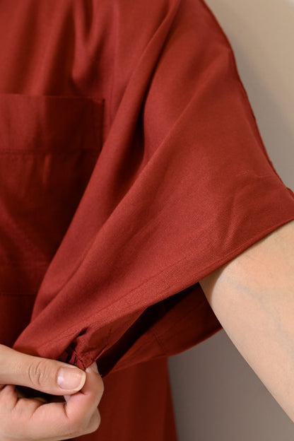 ≪OUTLET SALE≫ Rayon French Shirt Tunic