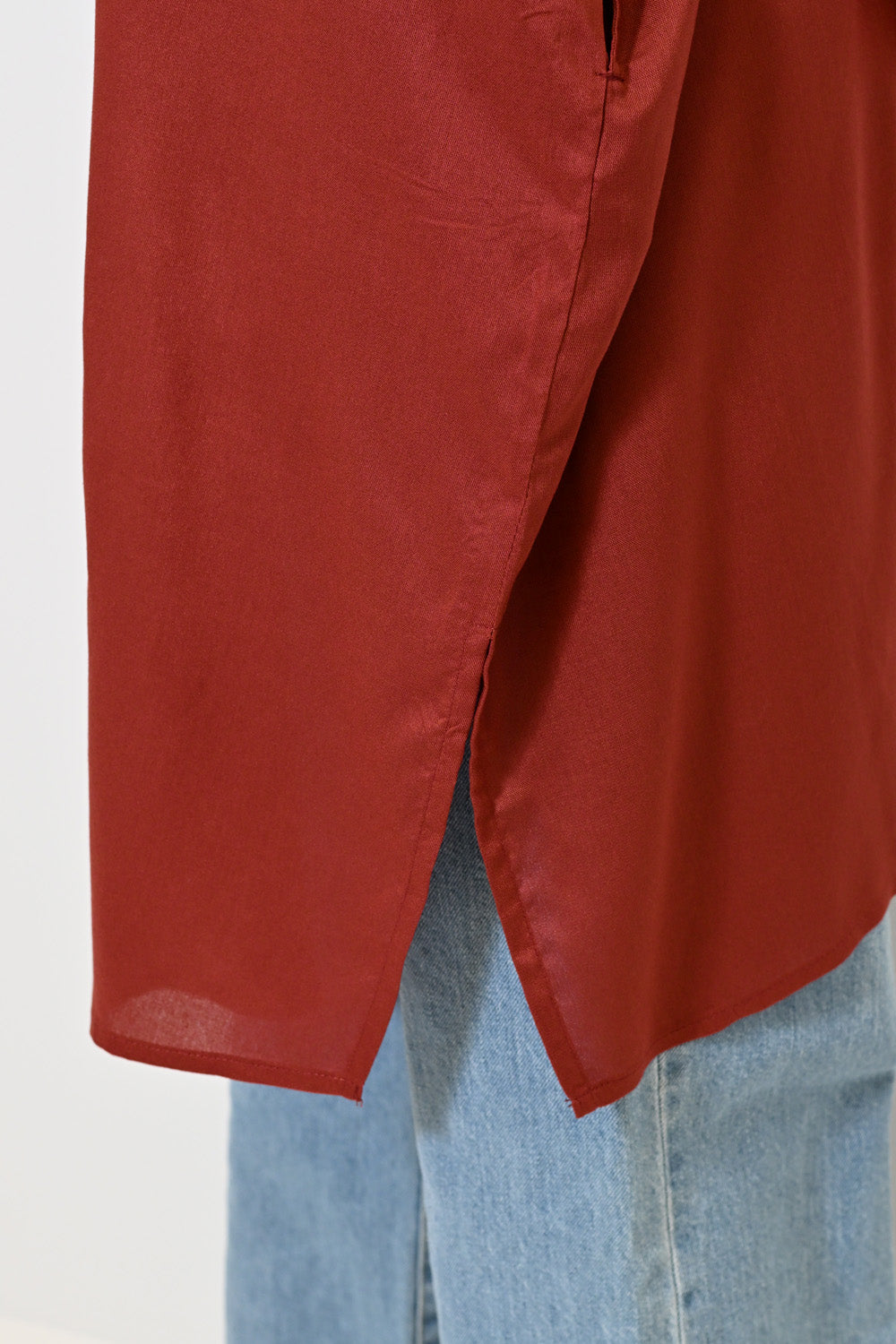 ≪OUTLET SALE≫ Rayon French Shirt Tunic