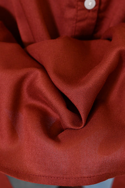 ≪OUTLET SALE≫ Rayon French Shirt Tunic