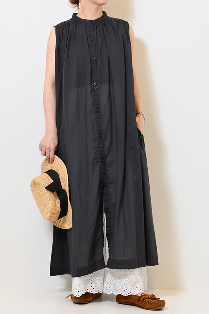 【夏ルックブック掲載item】ボイルノースリワンピース