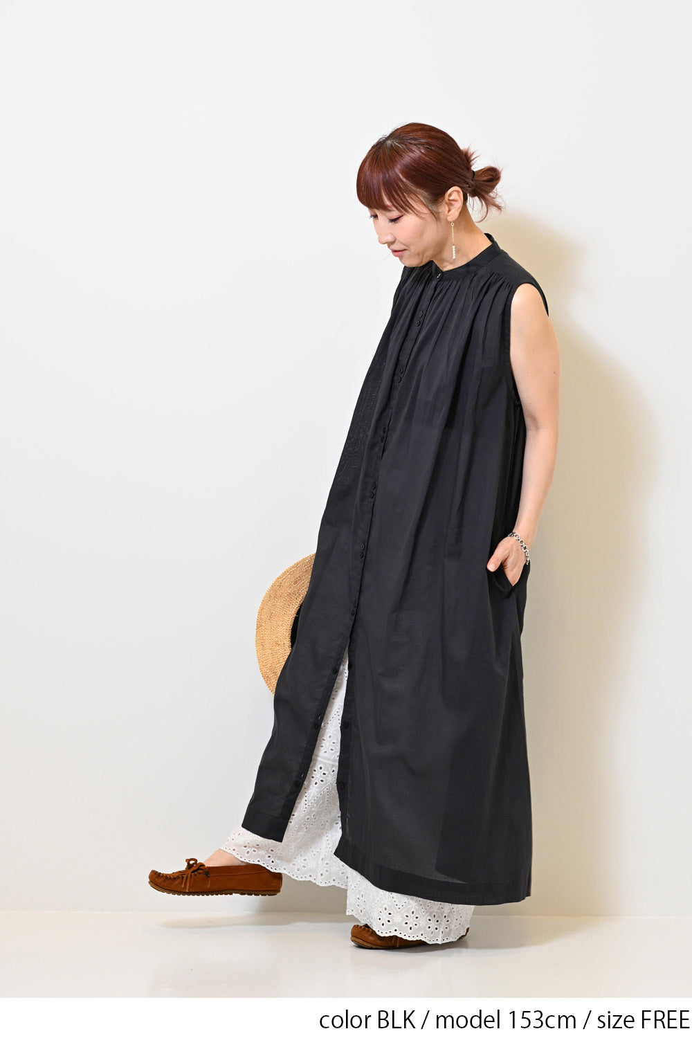 【夏ルックブック掲載item】ボイルノースリワンピース