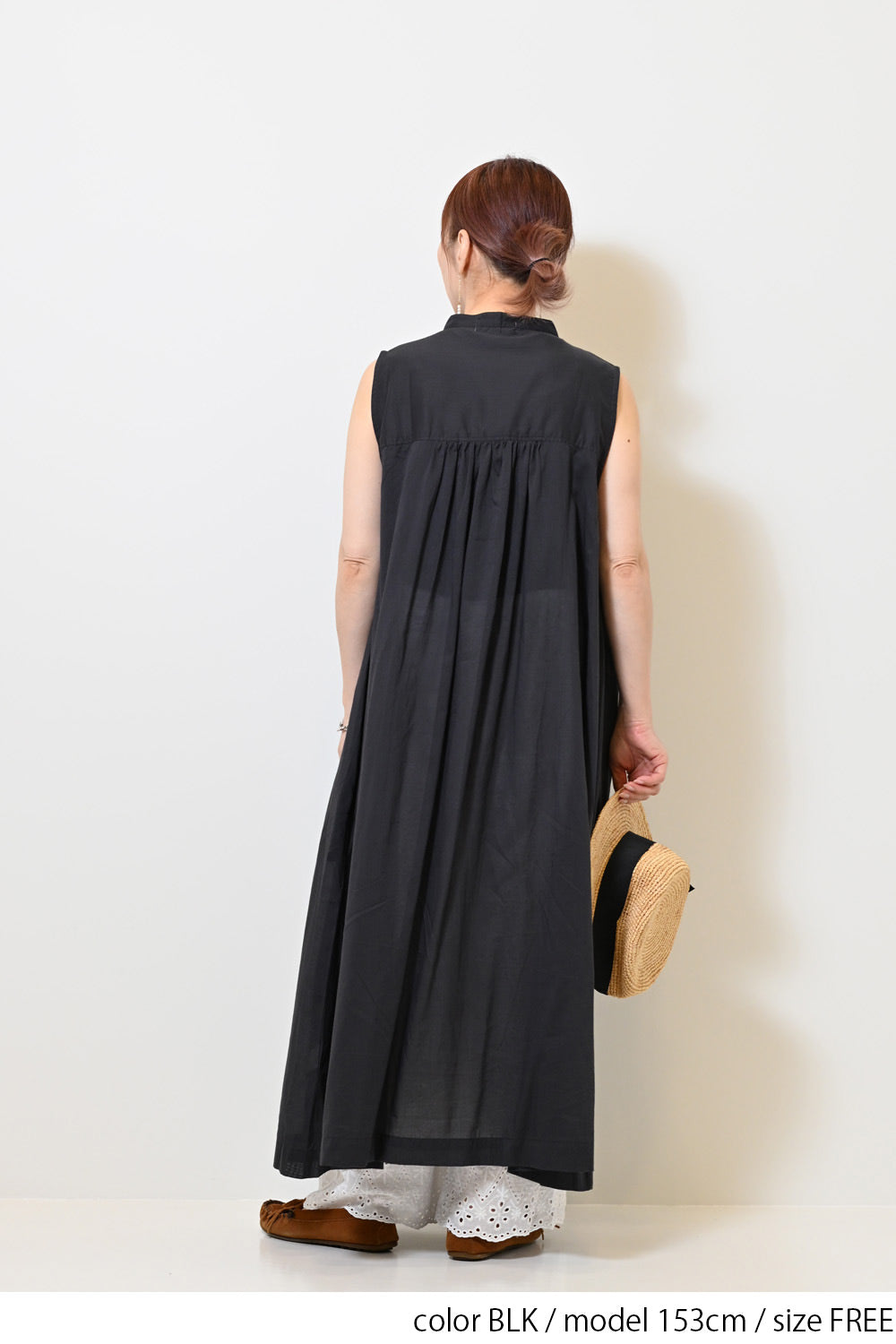 【夏ルックブック掲載item】ボイルノースリワンピース