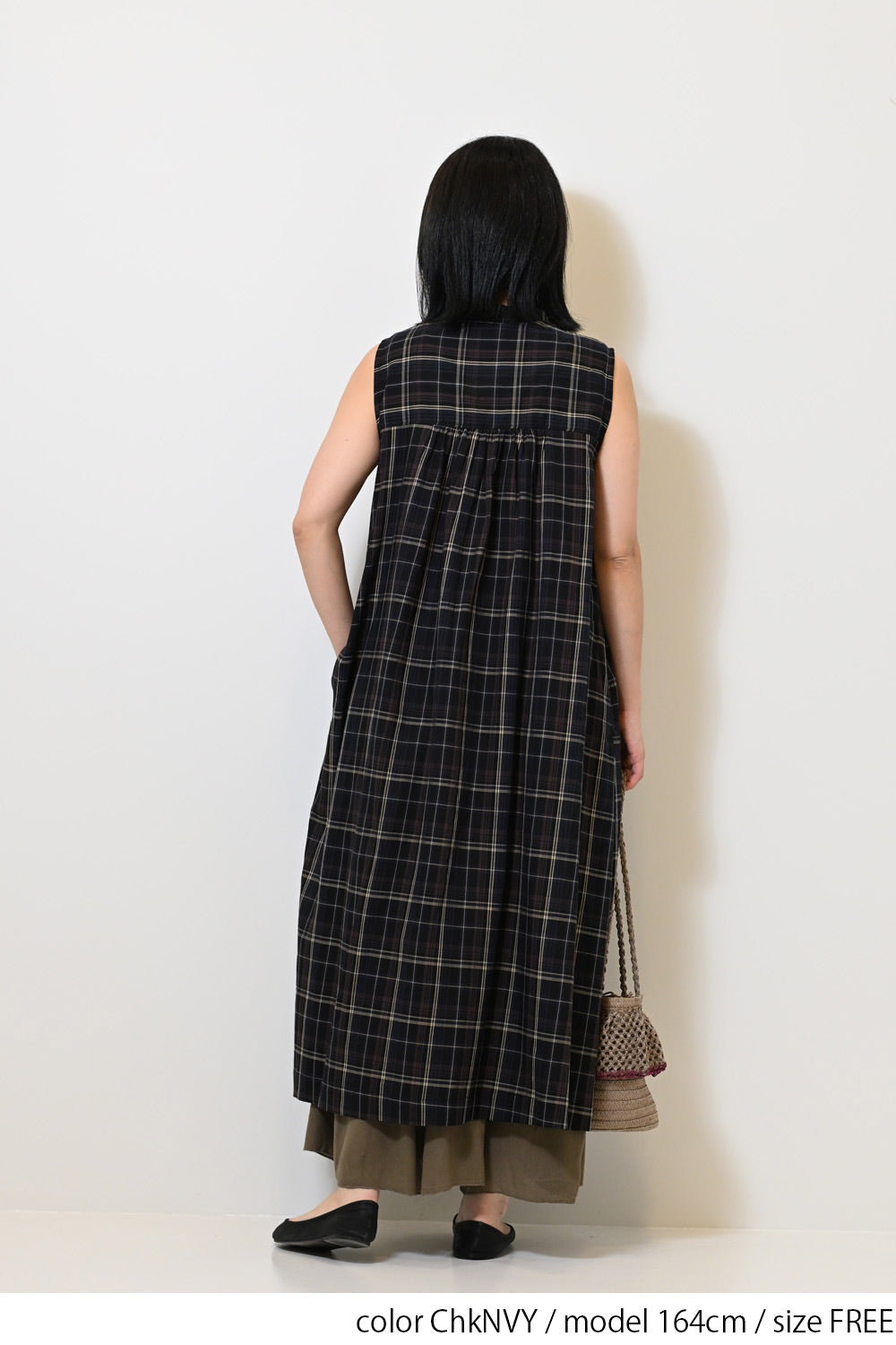 【夏ルックブック掲載item】ボイルノースリワンピース