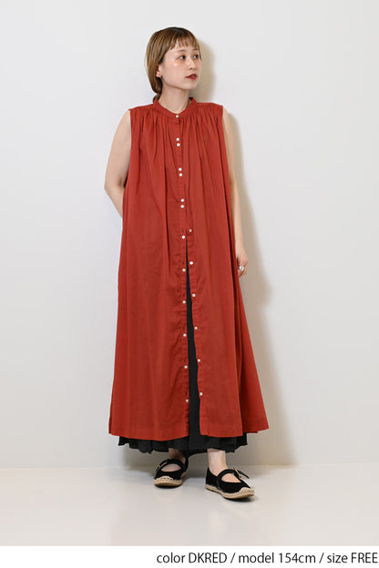 【夏ルックブック掲載item】ボイルノースリワンピース