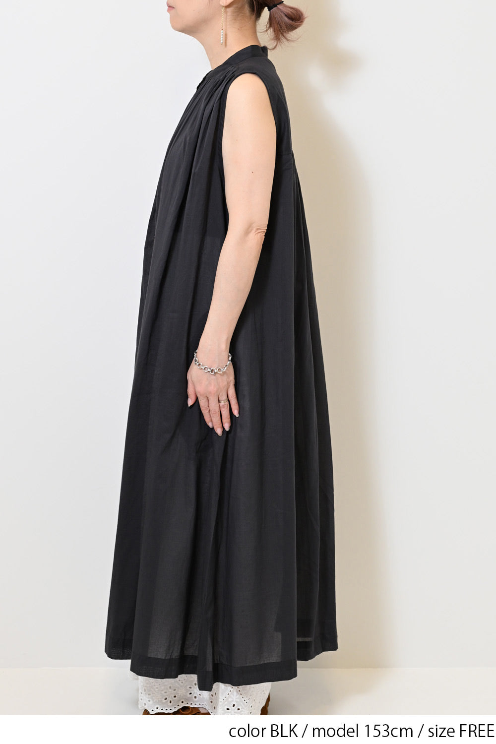 【夏ルックブック掲載item】ボイルノースリワンピース