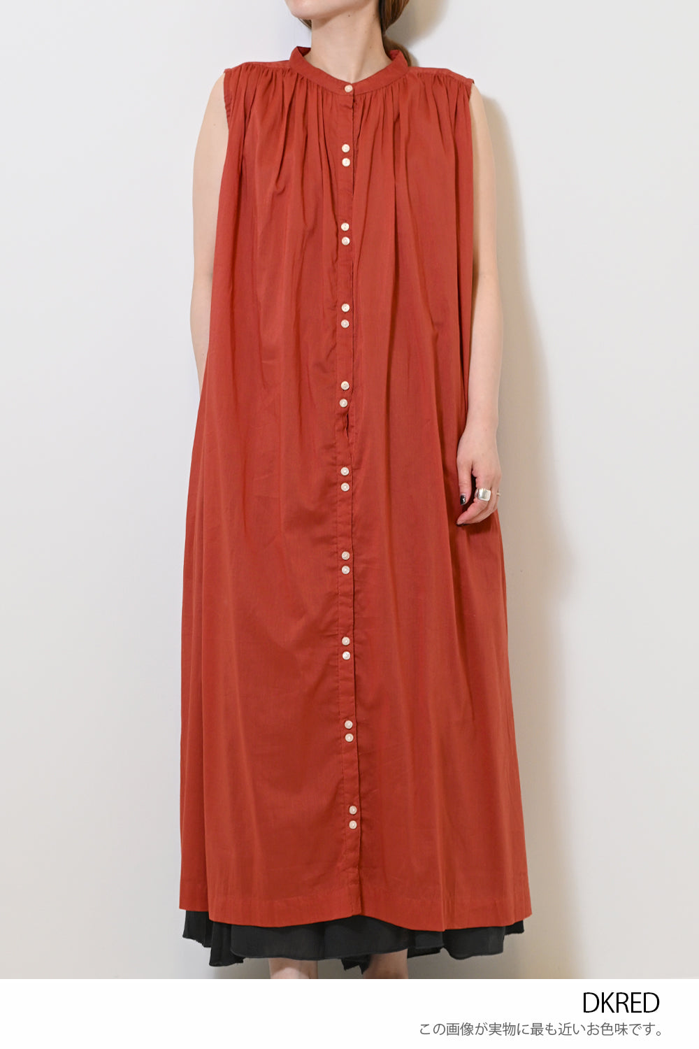 【夏ルックブック掲載item】ボイルノースリワンピース