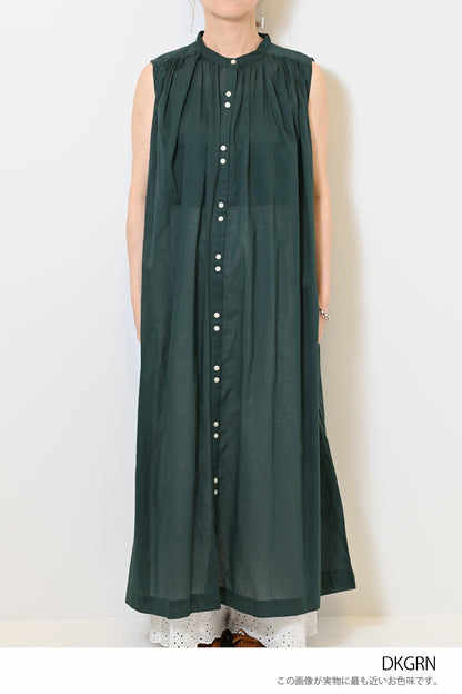 【夏ルックブック掲載item】ボイルノースリワンピース