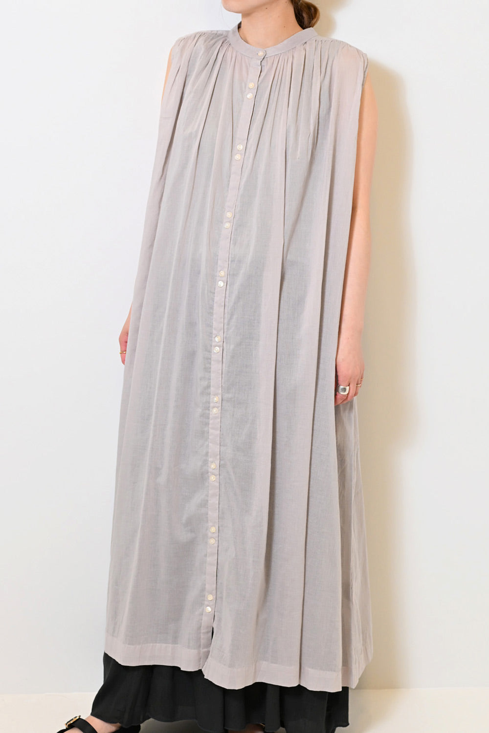 【夏ルックブック掲載item】ボイルノースリワンピース