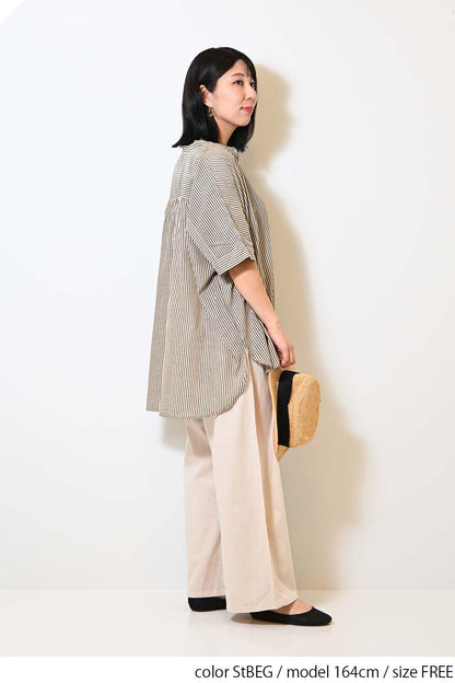 ≪SALE≫Voile Short Sleeve Tunic