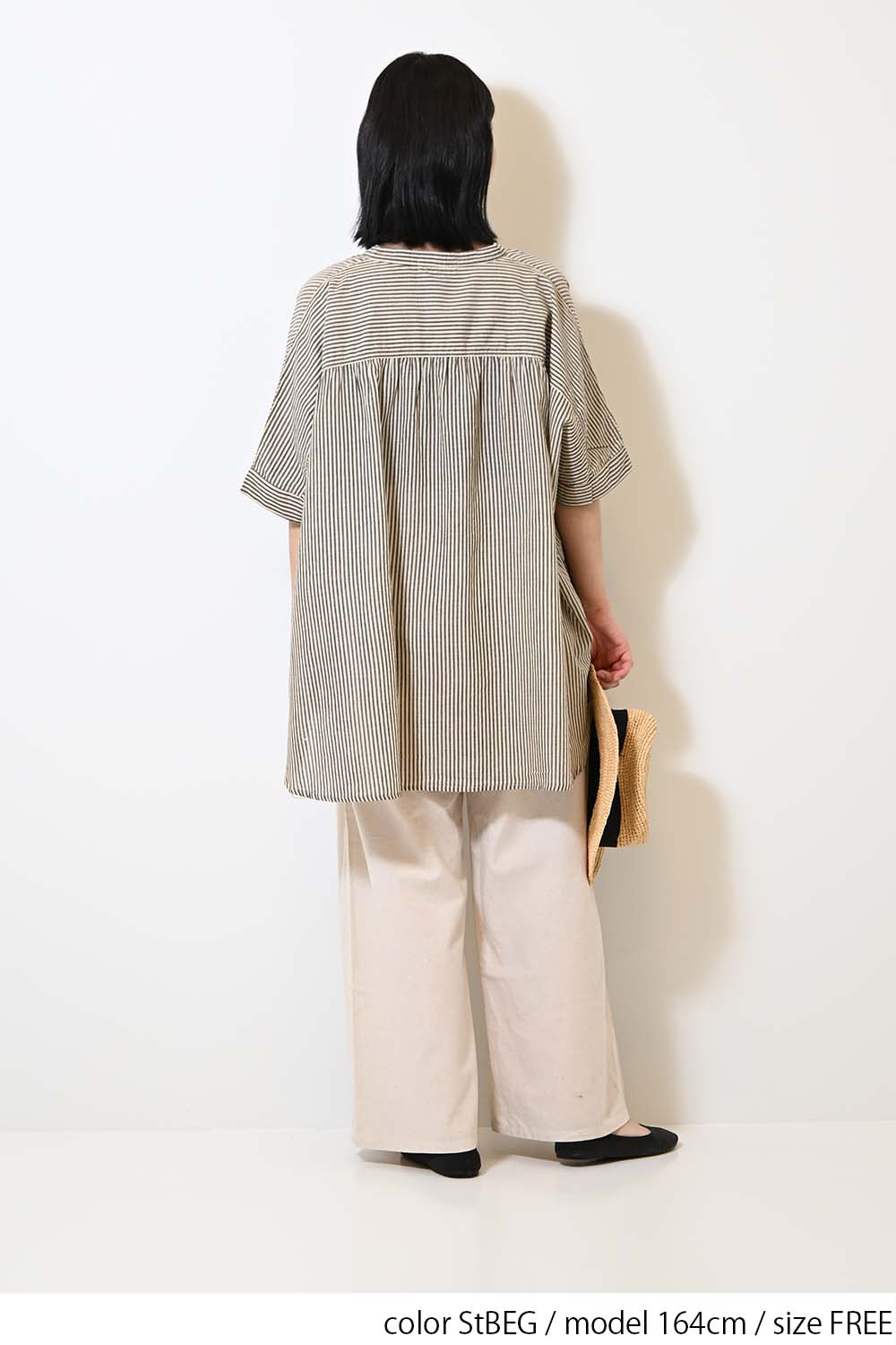 ≪SALE≫Voile Short Sleeve Tunic