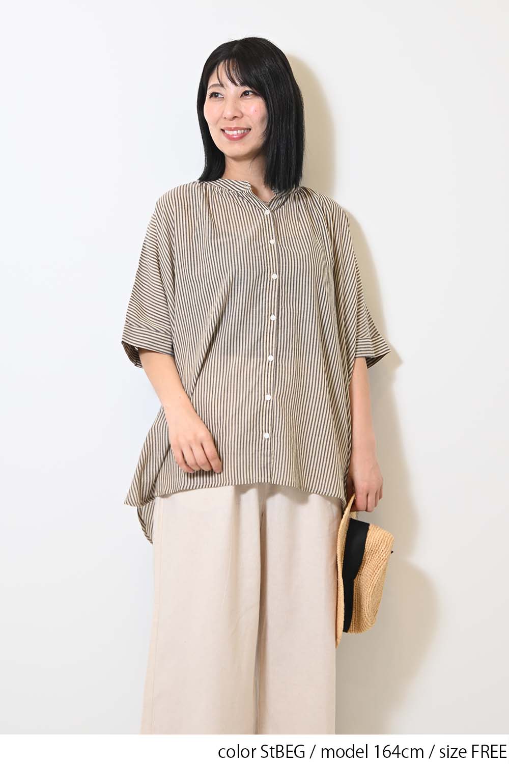 ≪SALE≫Voile Short Sleeve Tunic