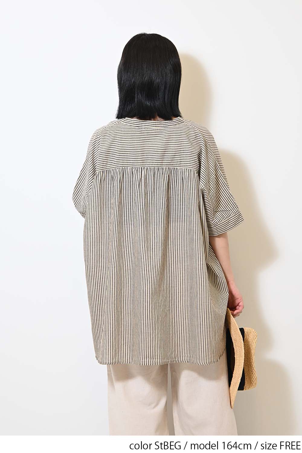 ≪SALE≫Voile Short Sleeve Tunic