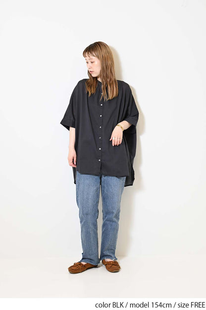 ≪SALE≫Voile Short Sleeve Tunic