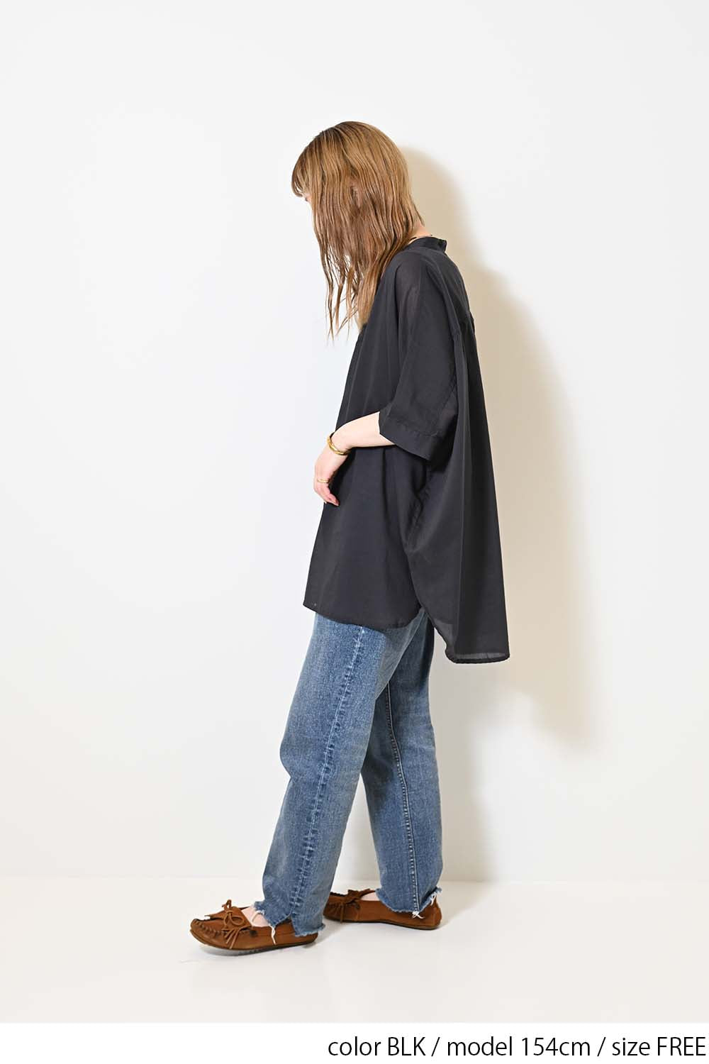 ≪SALE≫Voile Short Sleeve Tunic