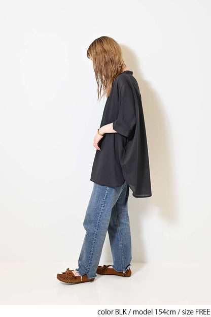≪SALE≫Voile Short Sleeve Tunic