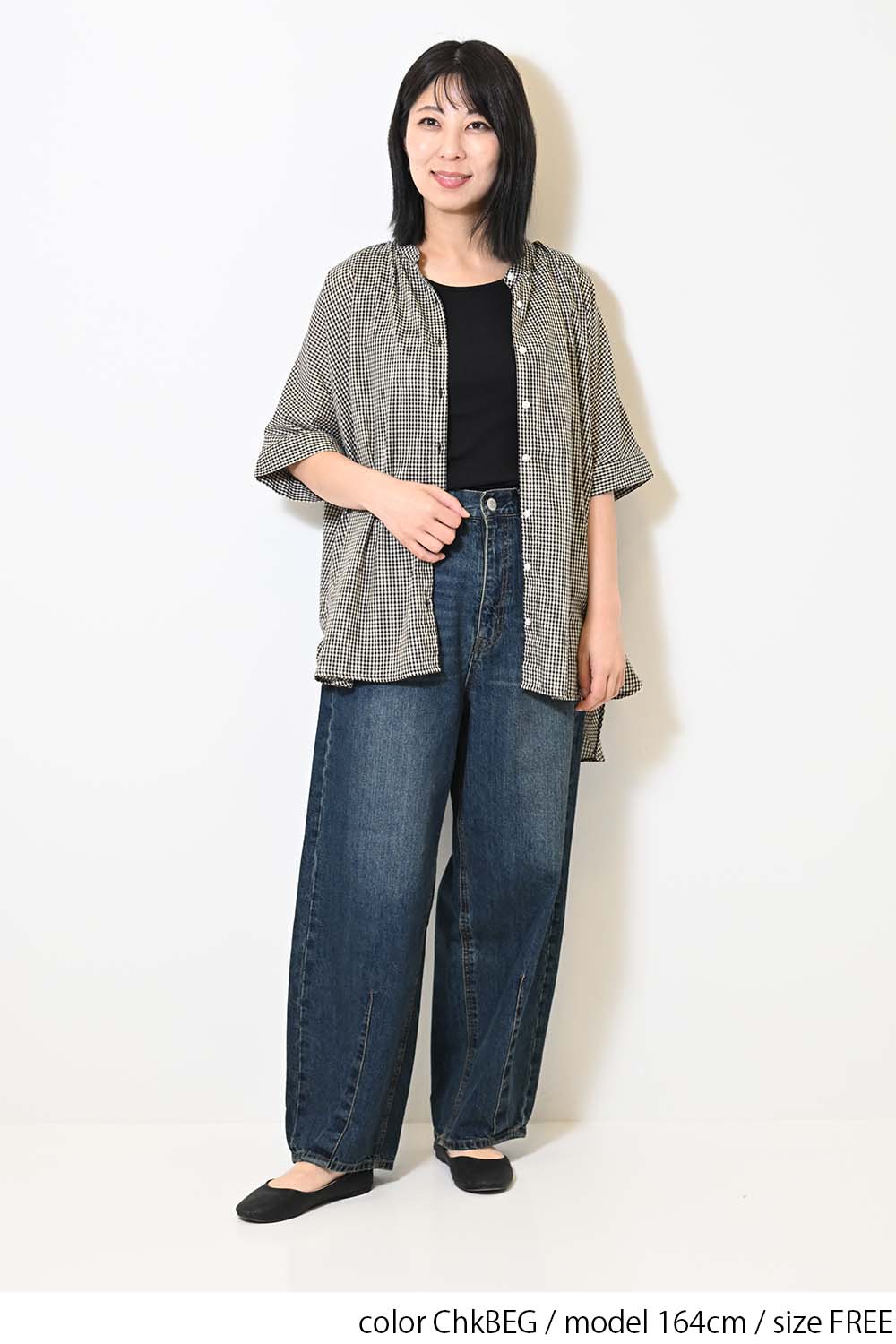≪SALE≫Voile Short Sleeve Tunic