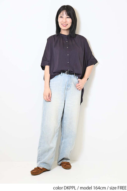 ≪SALE≫Voile Short Sleeve Tunic