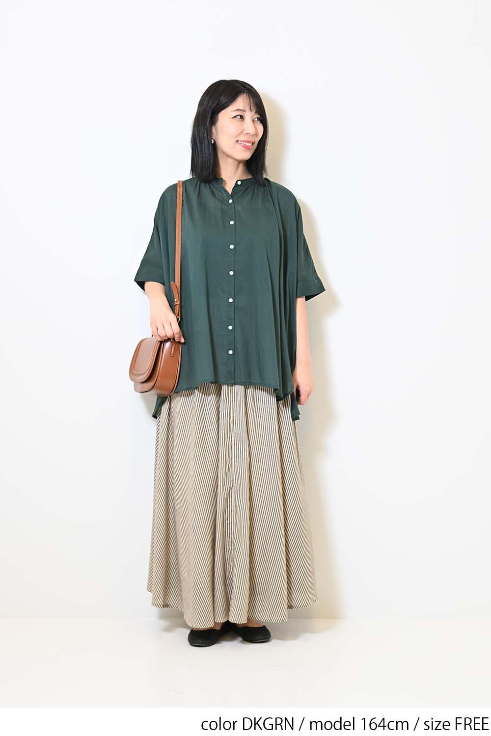 ≪SALE≫Voile Short Sleeve Tunic
