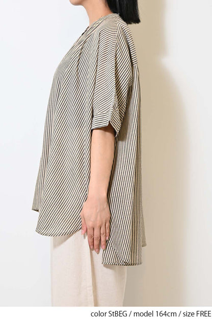≪SALE≫Voile Short Sleeve Tunic