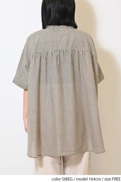 ≪SALE≫Voile Short Sleeve Tunic