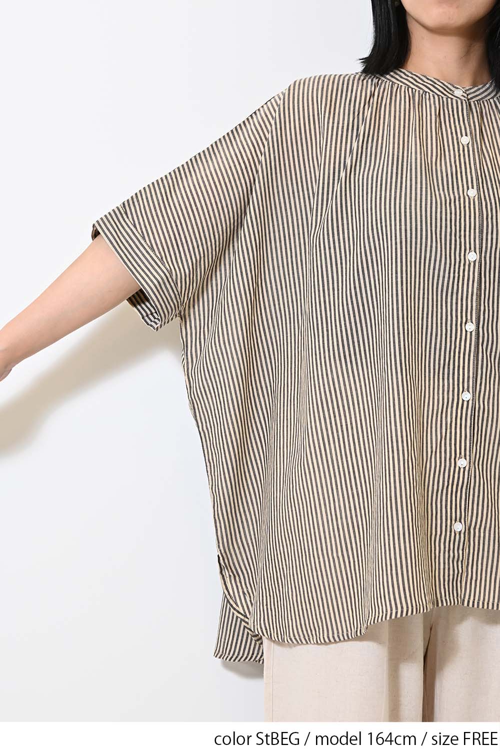 ≪SALE≫Voile Short Sleeve Tunic