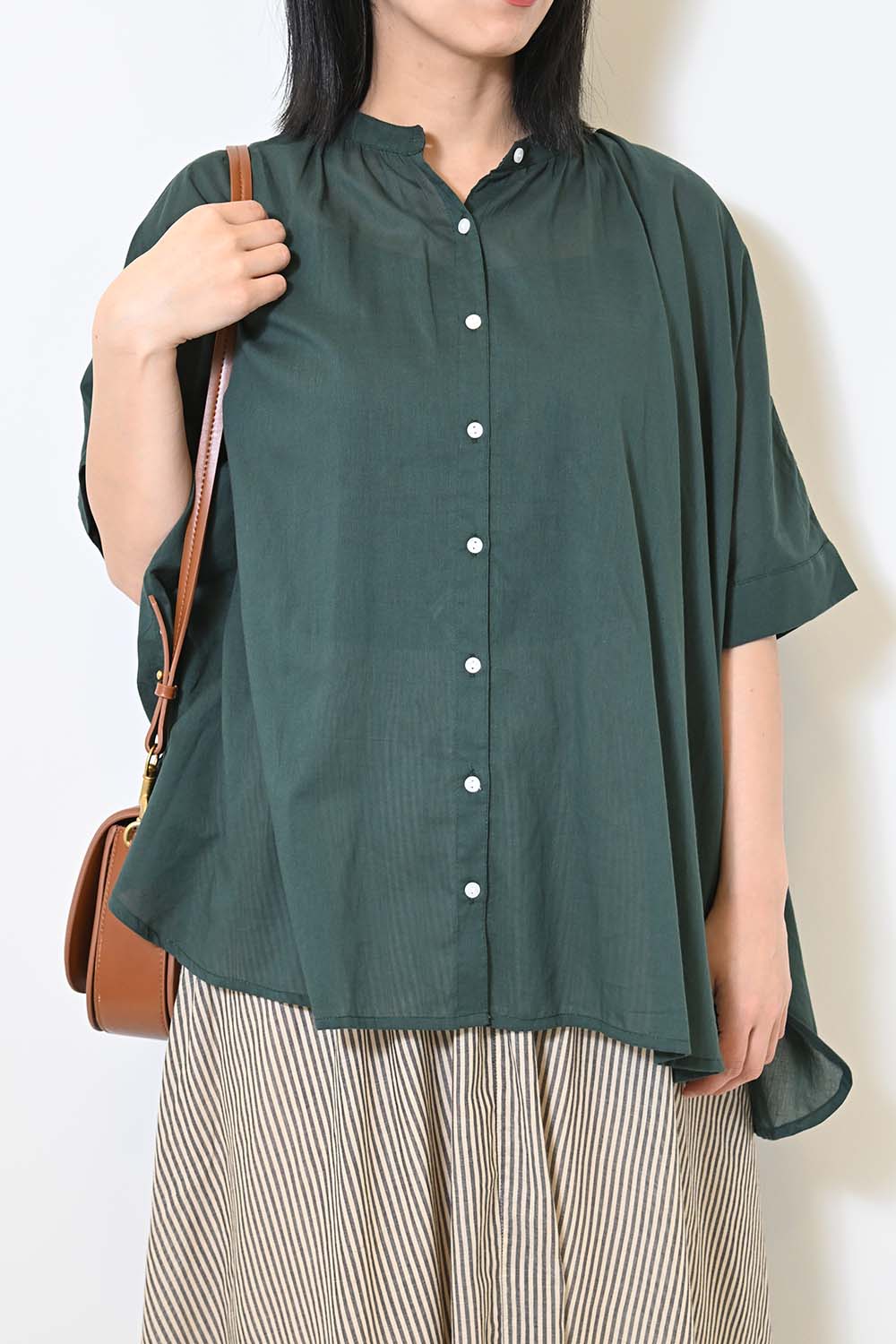 ≪SALE≫Voile Short Sleeve Tunic