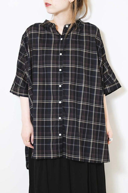 ≪SALE≫Voile Short Sleeve Tunic