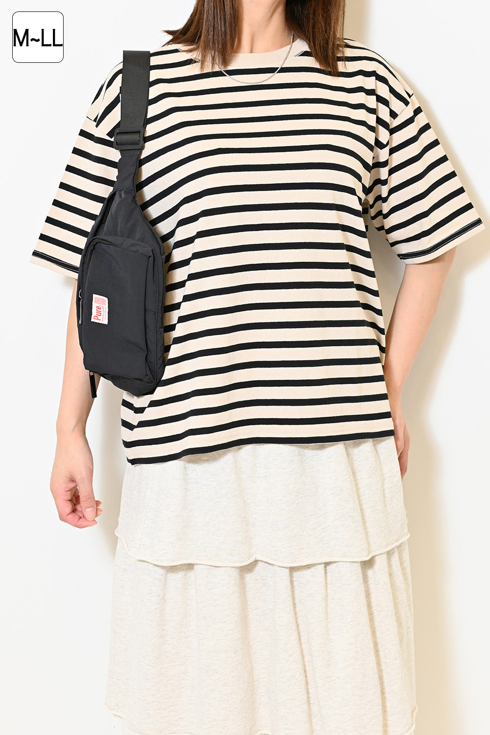 ワイドなボーダーTEE②