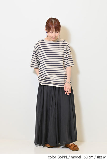 ワイドなボーダーTEE②
