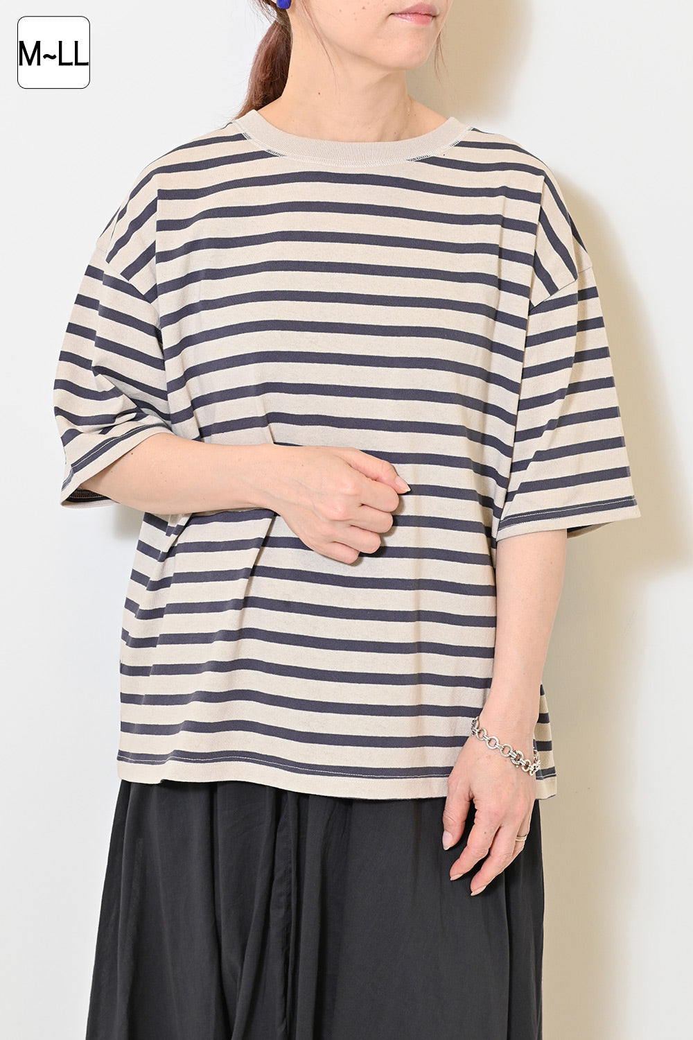 ワイドなボーダーTEE②