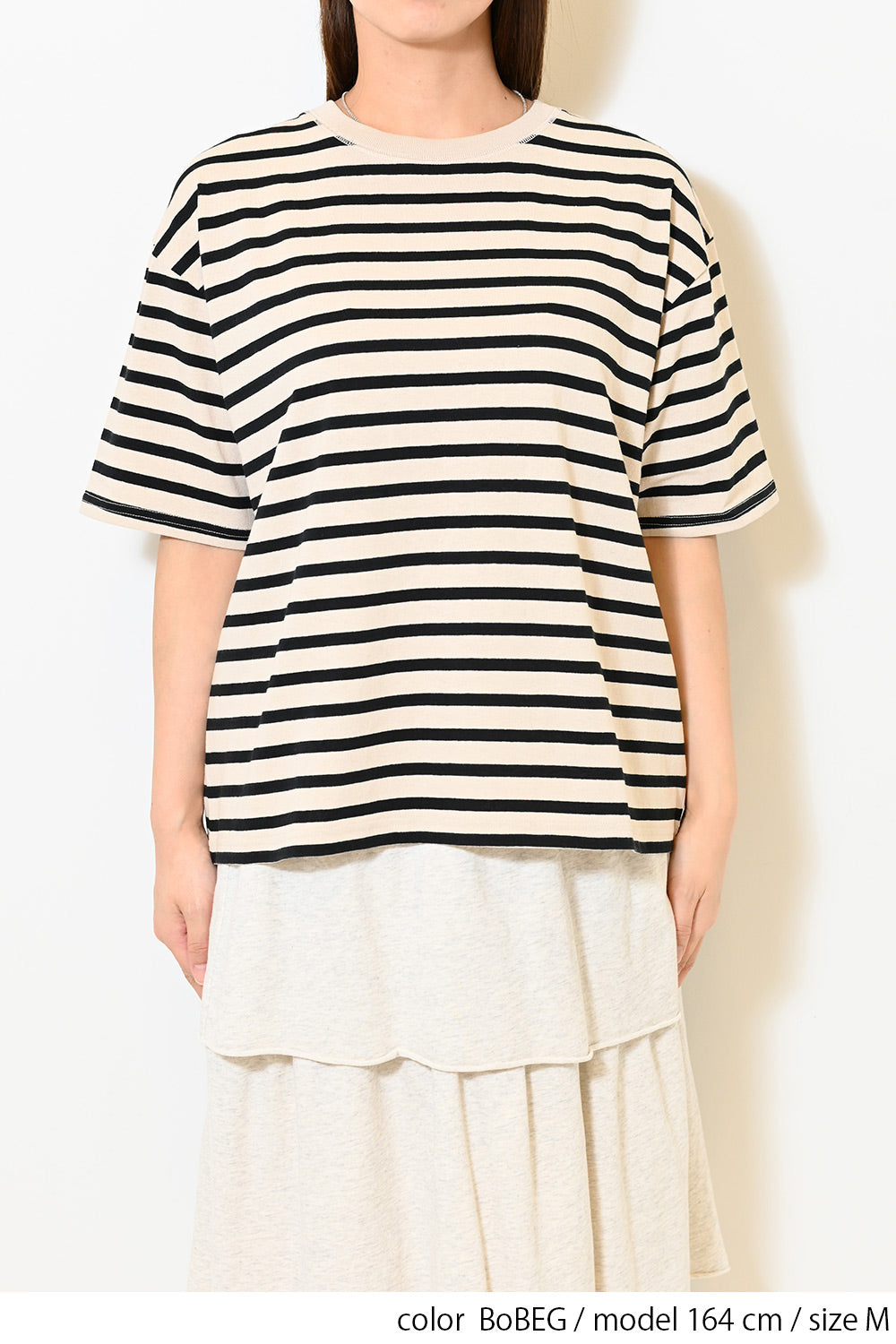 ワイドなボーダーTEE②
