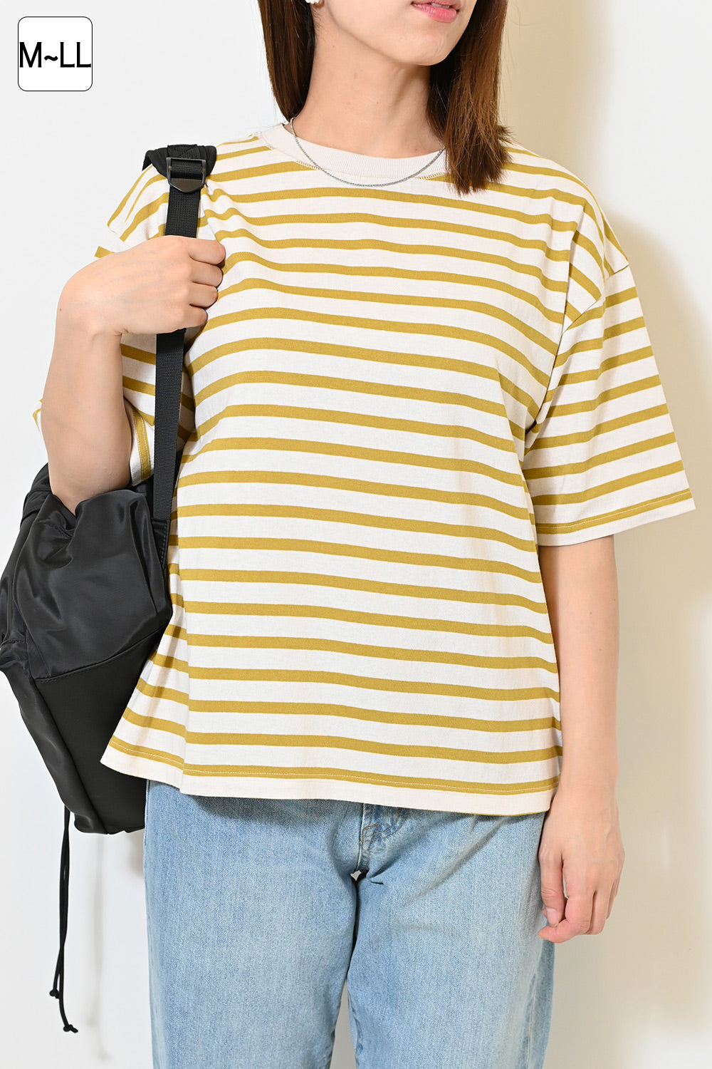 ワイドなボーダーTEE②