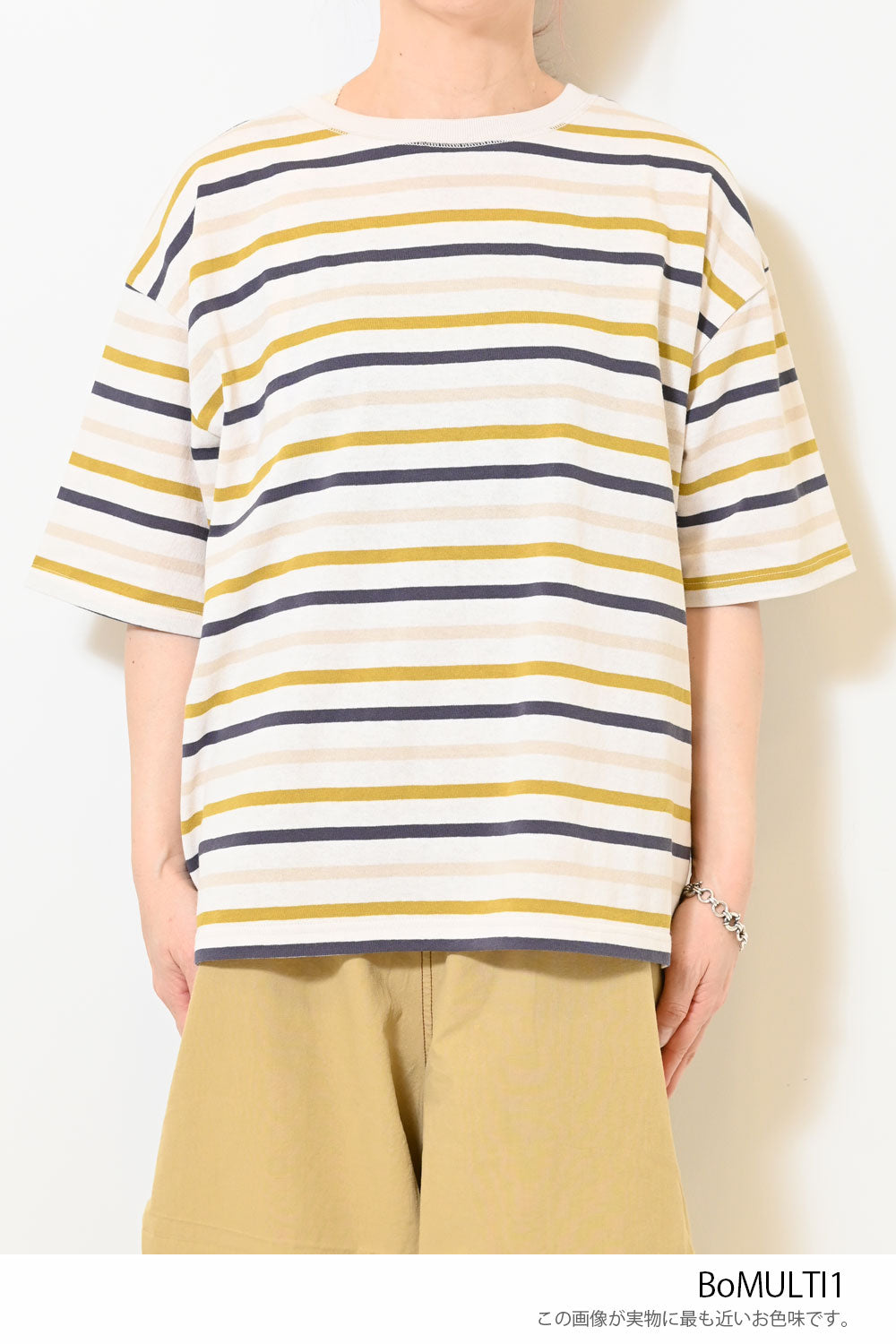 ワイドなボーダーTEE②