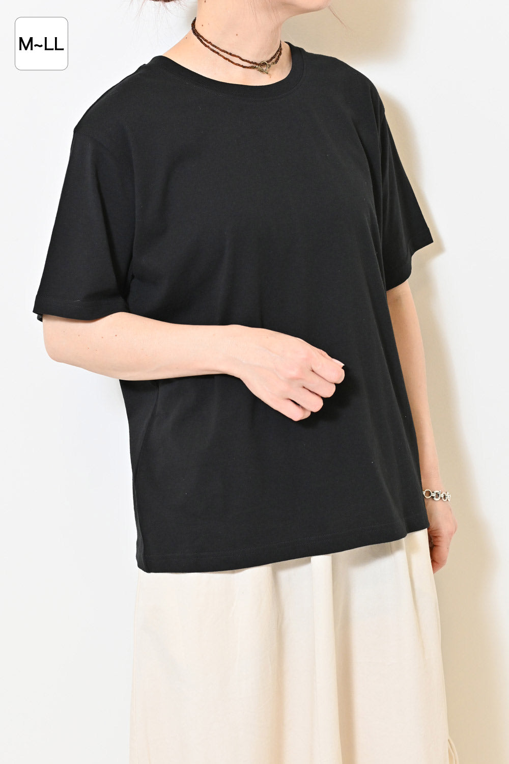 さらさらベーシック無地TEE②