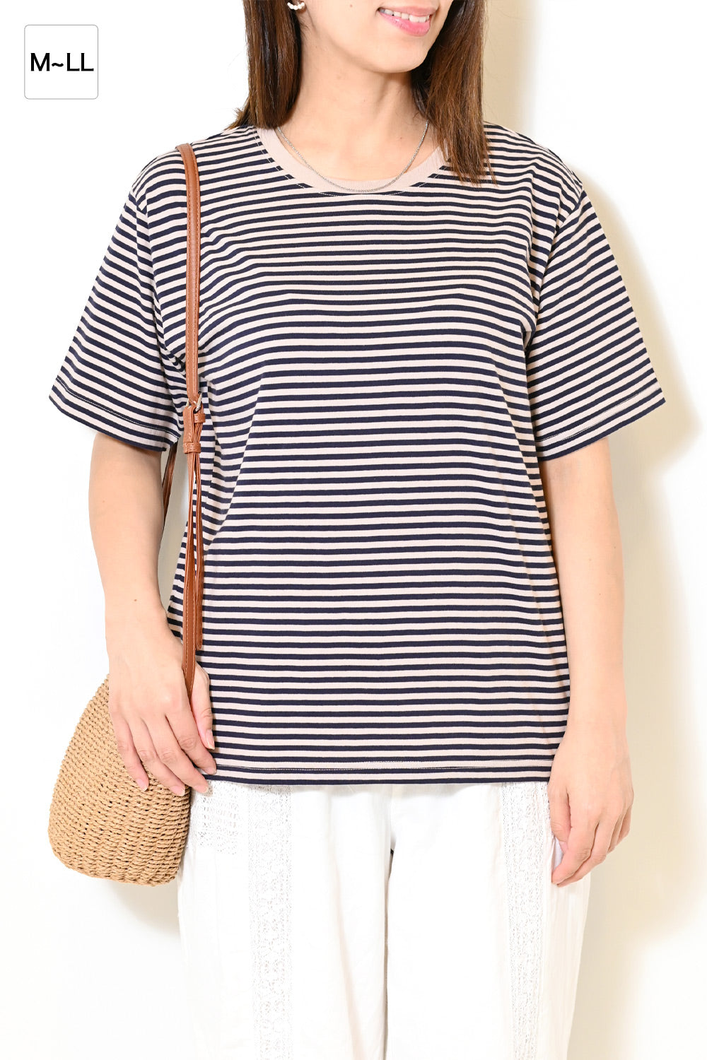 さらさらベーシックボーダーTEE②