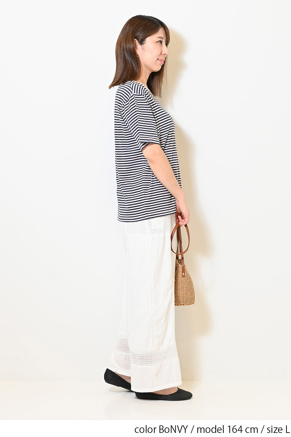 さらさらベーシックボーダーTEE②