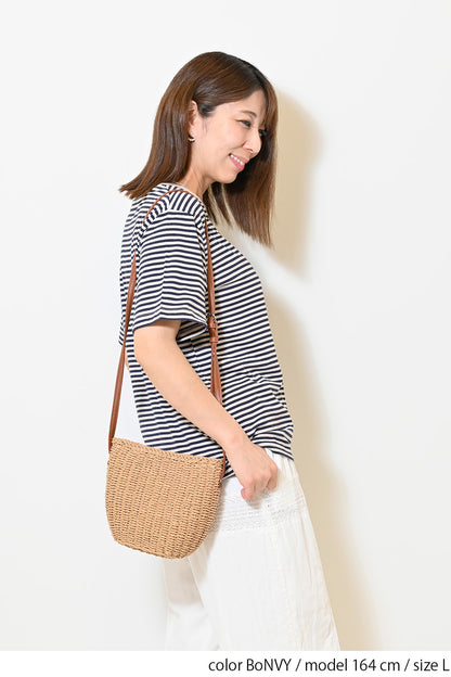 さらさらベーシックボーダーTEE②