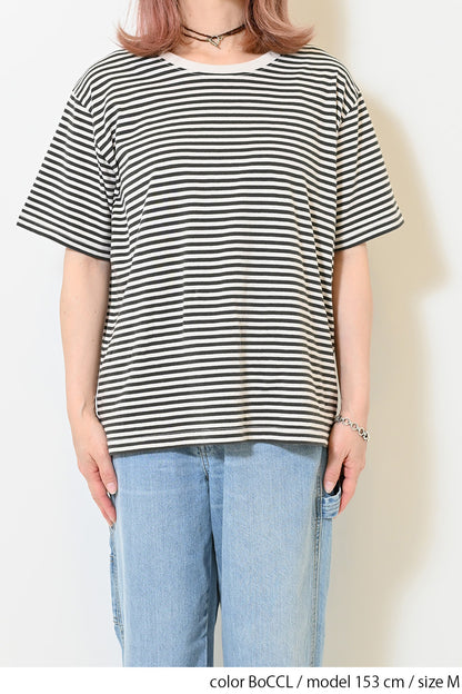 さらさらベーシックボーダーTEE②