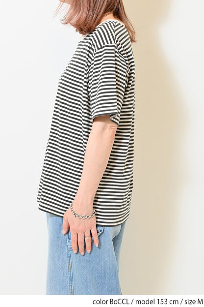さらさらベーシックボーダーTEE②