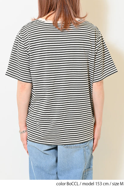 さらさらベーシックボーダーTEE②