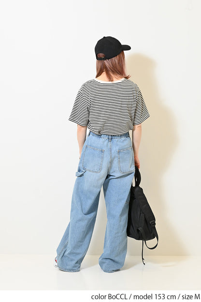 さらさらベーシックボーダーTEE②