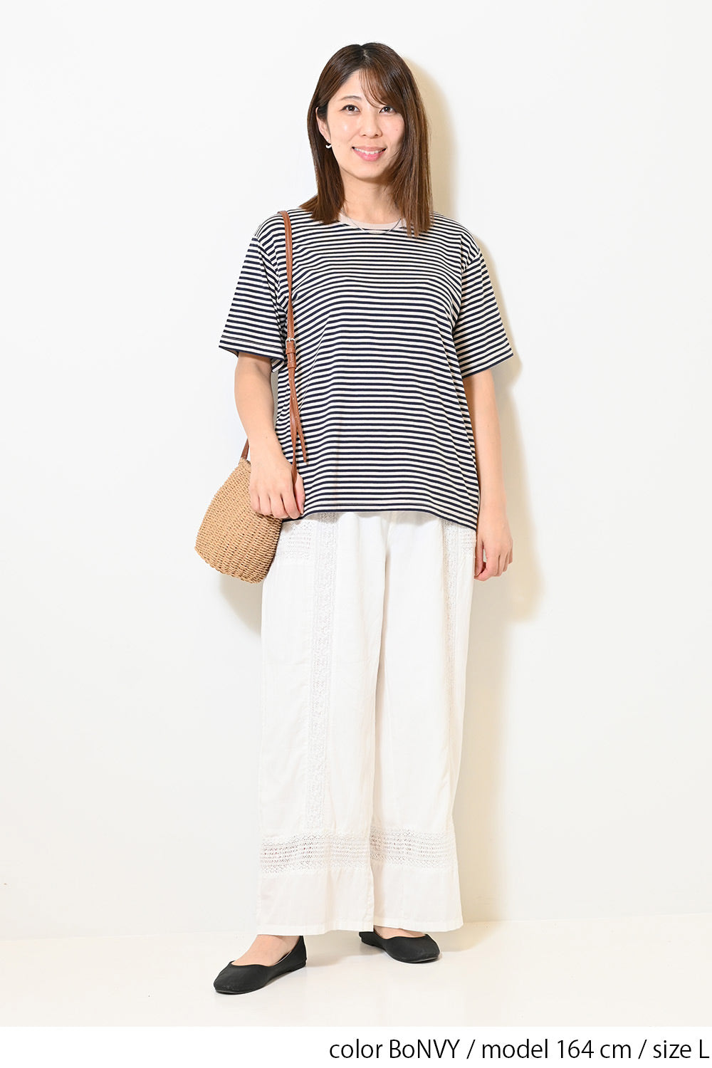 さらさらベーシックボーダーTEE②