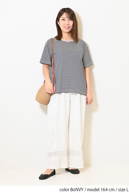 さらさらベーシックボーダーTEE②